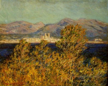  Antibes Art - Antibes Seen from the Cape Mistral Wind Claude Monet